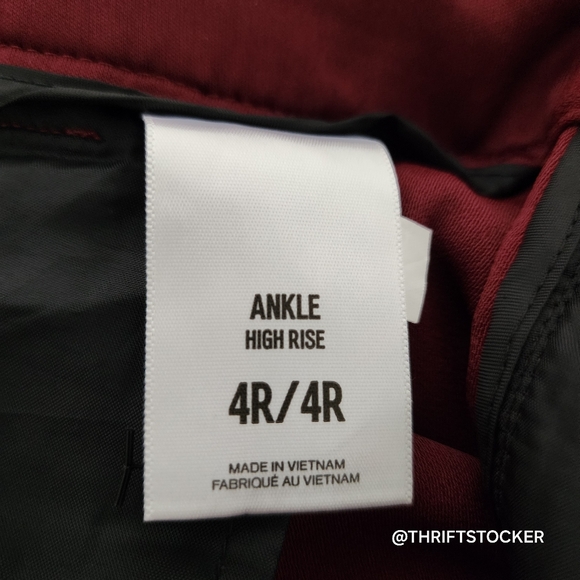 Express Ankle High Rise Pants - Picture 7 of 9